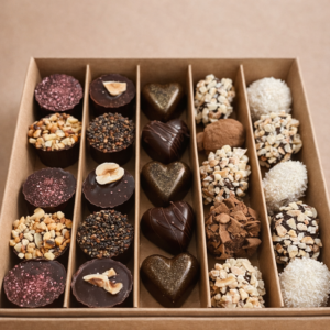 Caja de bombones y trufas - 25 piezas artesanales